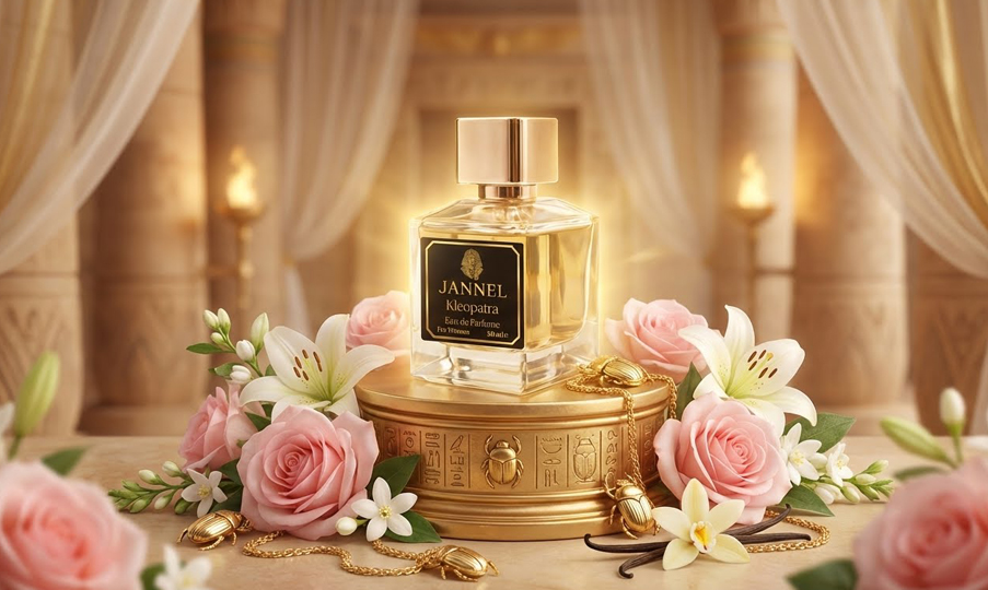Kleopatra Çiçeksi ve Romantik Vanilya Notalı Kadın Parfümü EDP 50ml